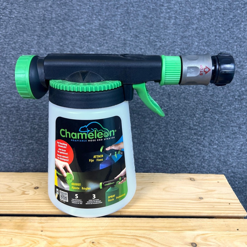Chameleon Hose End Sprayer Unisex 32oz Green Adjustable Garden Tool 870-114